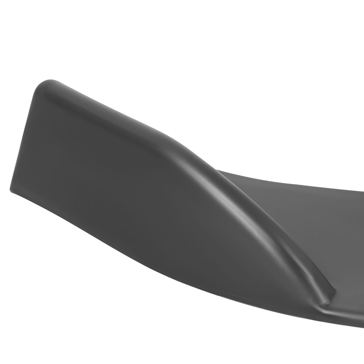 Universal Matte Black Polypropylene 3Pcs Front Bumper Lip Splitter Spoiler Set