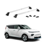 2020-2023 Kia Soul EV Roof Rack Cross Bars Silver Carrier 2 Pcs