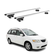 Roof Rack Cross Bars Luggage Carrier for Mazda MPV LV 1995-1999 Alu Grey 2Pcs
