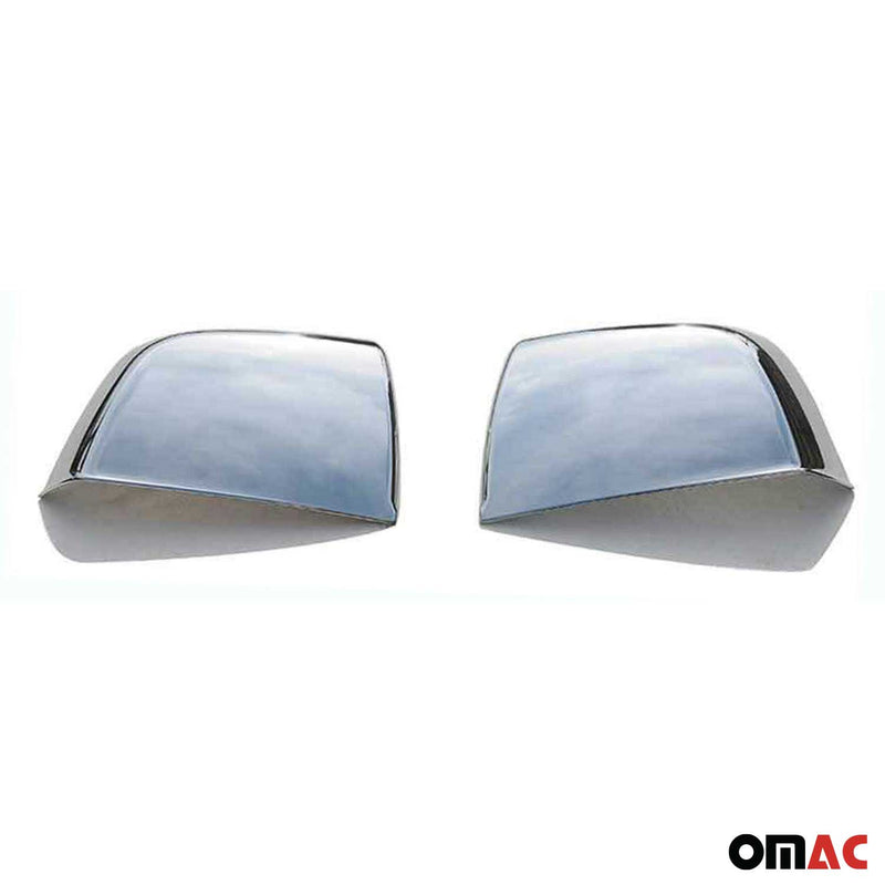 2015-2022 RAM ProMaster City Mirror Cover Caps & Door Sill Covers Chrome Set