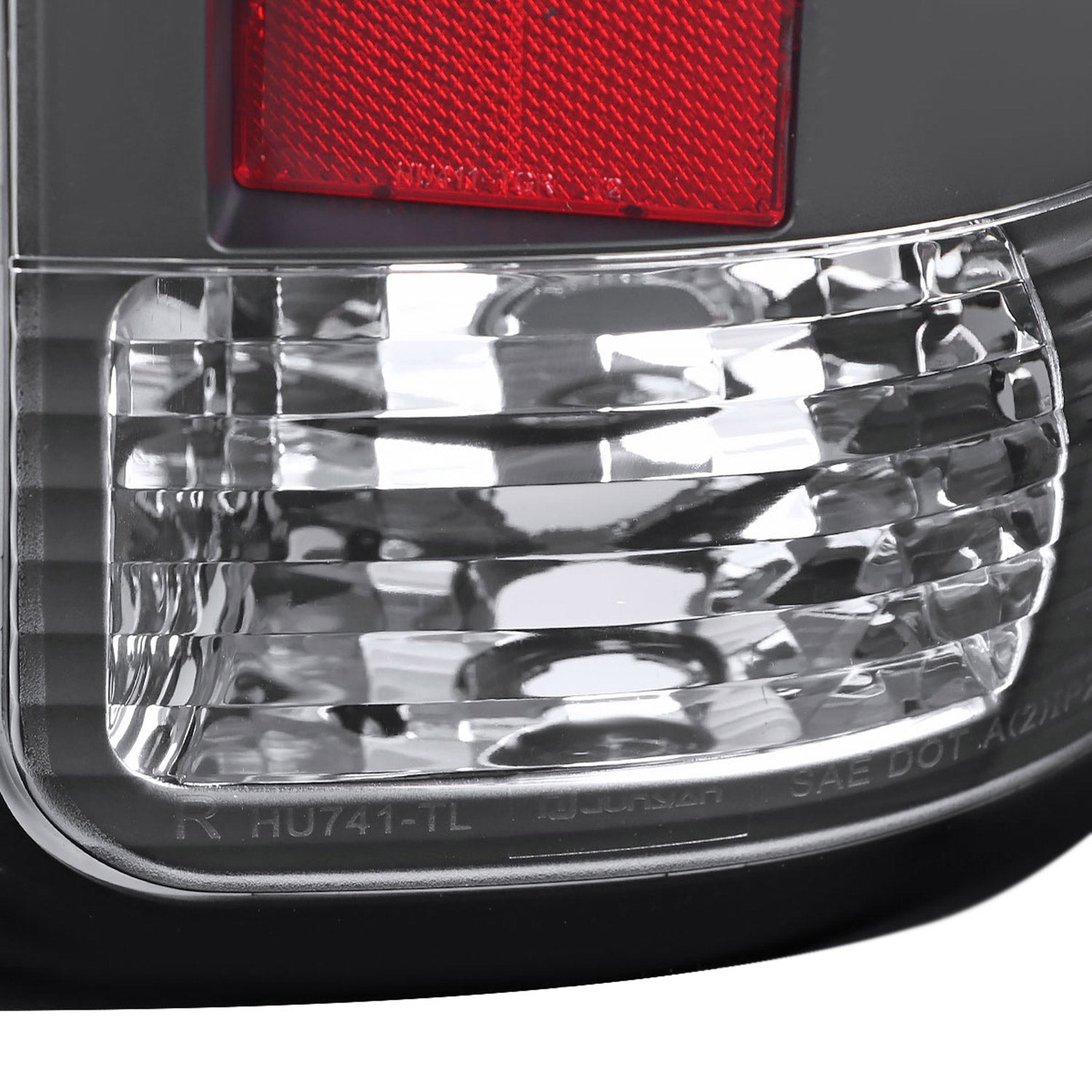 2007-2013 GMC Sierra 1500 2500HD 3500HD C-Bar LED Tail Lights Matt Black