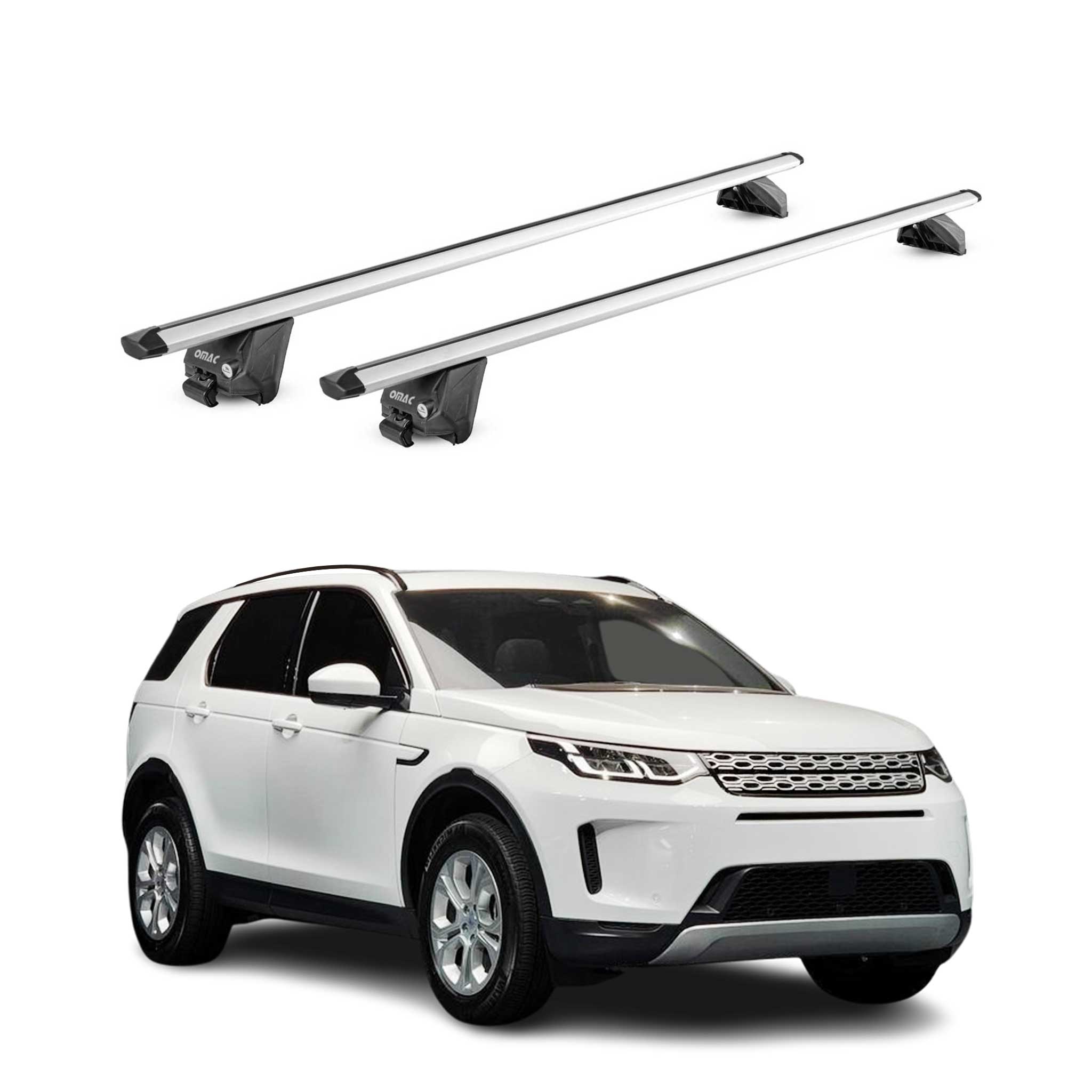 2015-2025 Land Rover Discovery Sport Roof Rack Cross Bars Silver