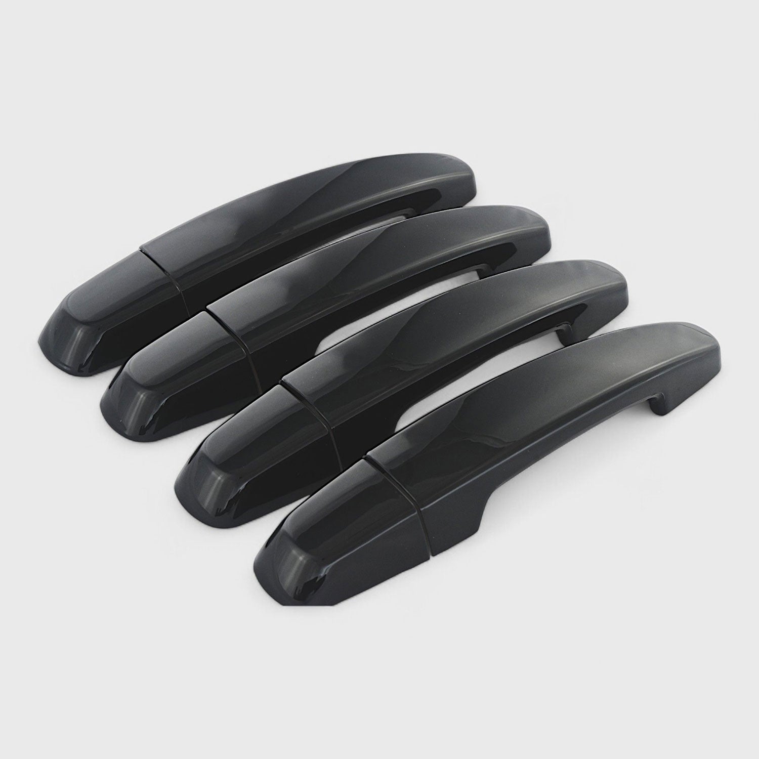 2013-2020 Chevrolet Impala Door Handle Cover Gloss Black 8Pcs ABS Plastic