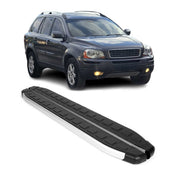 2003-2014 Volvo XC90 Running Boards Side Steps Silver & Black