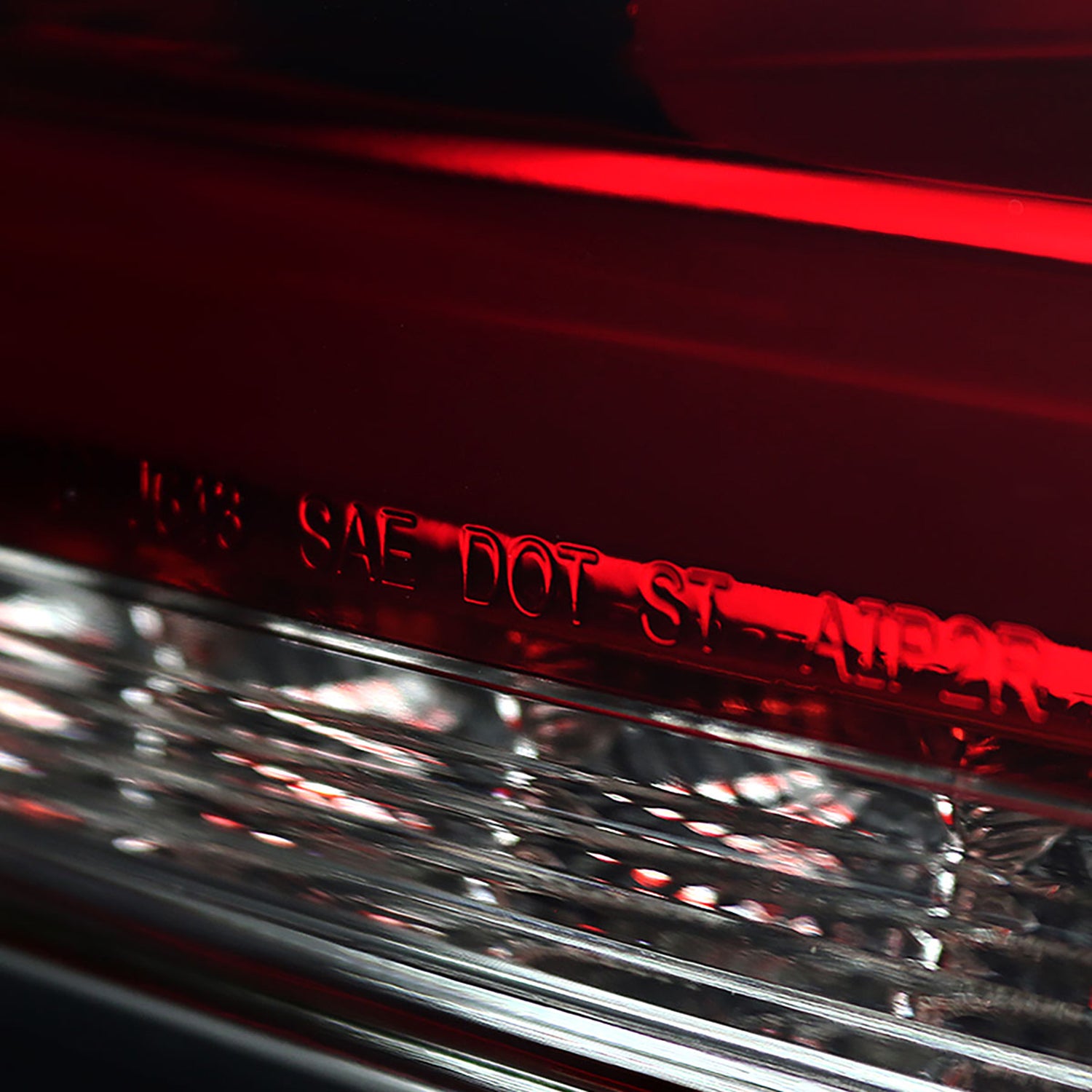 2010-2016 Hyundai Genesis Coupe White Bar LED Tail Lights Chrome/Red Smoke