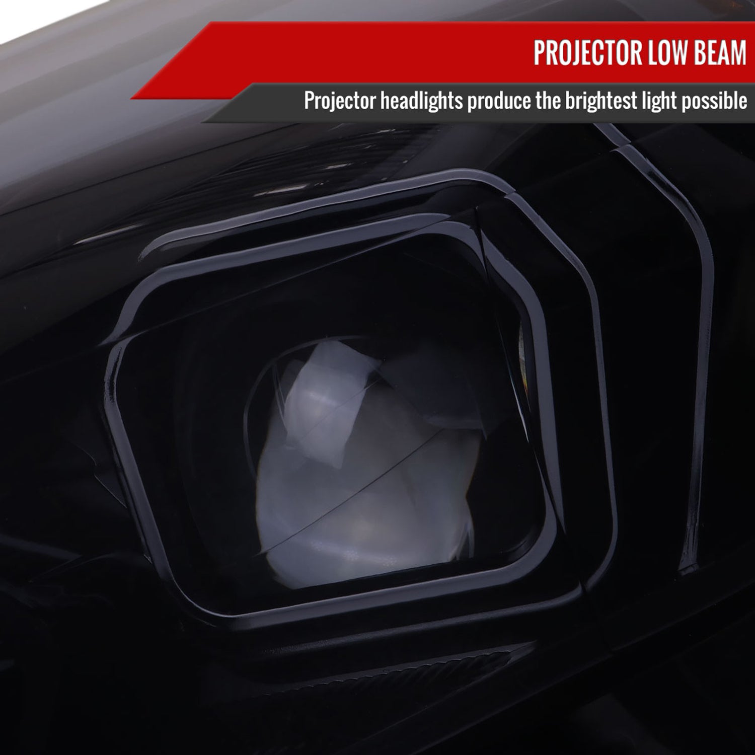 2015-2018 Ford Focus LED Sequential Signal Projector Headlights Black/Smoke