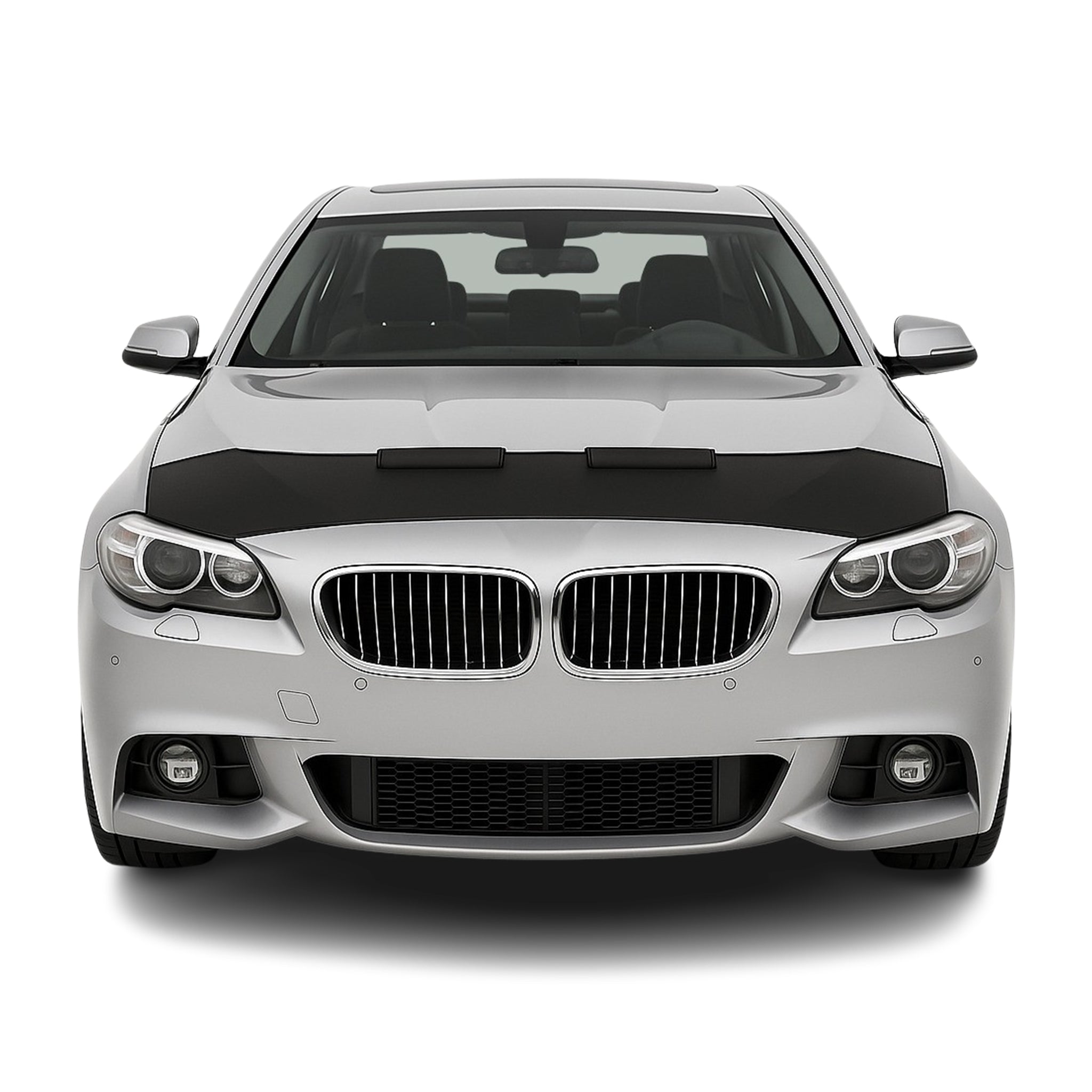 2011-2016 BMW 5 Series F10 F11 Car Bonnet Mask Hood Bra Half Black