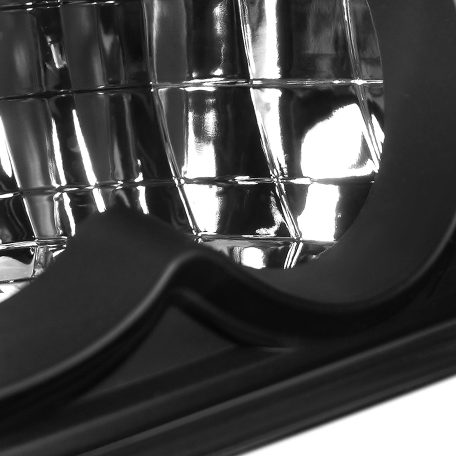 1994-1998 Ford Mustang Factory Style Headlights Matte Black/Clear Lens