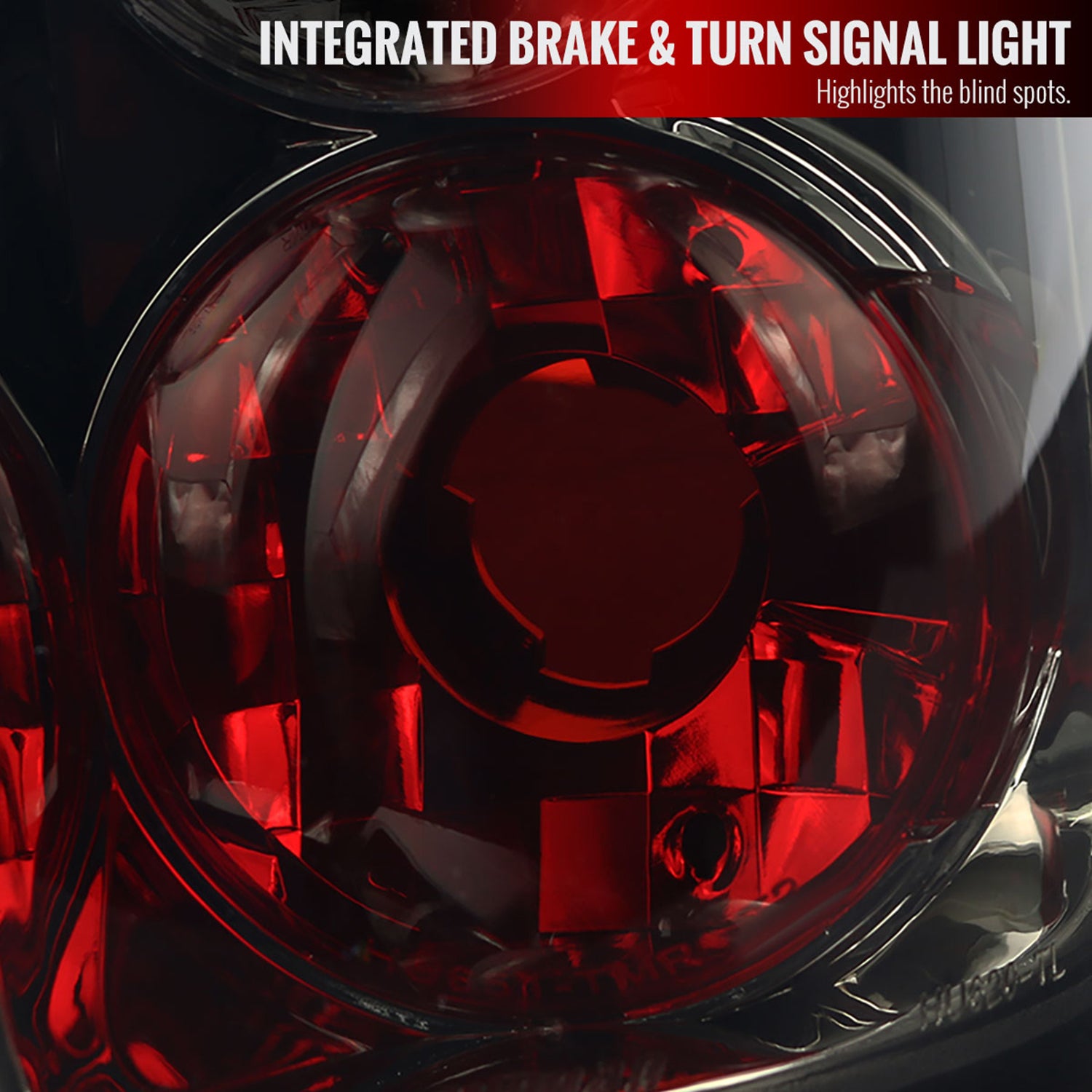 1997-2004 Dodge Dakota Tail Lights Chrome Housing/Smoke Lens