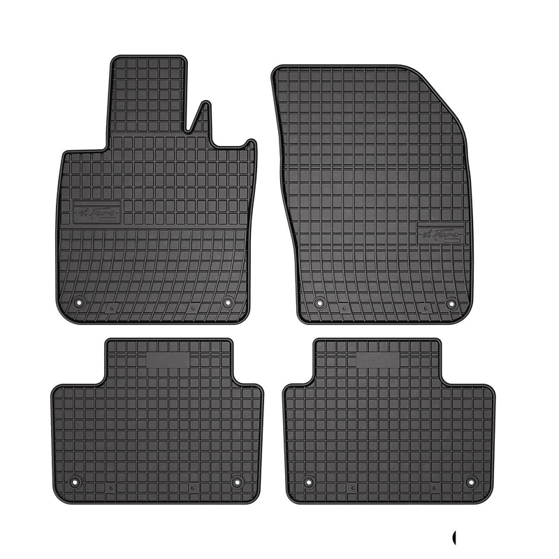 2020-2023 Volvo V60 Floor Mats Liners Full Set All Weather Rubber Black