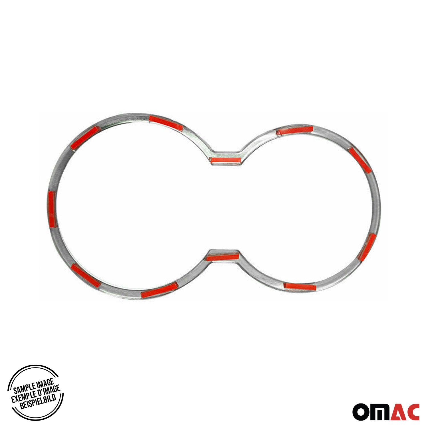 2015-2024 Jeep Renegade Cup Holder Frame Inner Molding Trim Silver Chrome