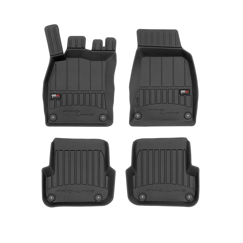 2008-2011 Audi A6 Facelift Premium Floor Mats Liners Full Set All Weather Heavy Duty