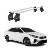 2019-2024 Kia Forte Sedan Roof Rack Cross Bars Silver