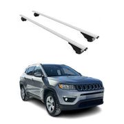 2017-2025 Jeep Compass Roof Rack Cross Bars Silver