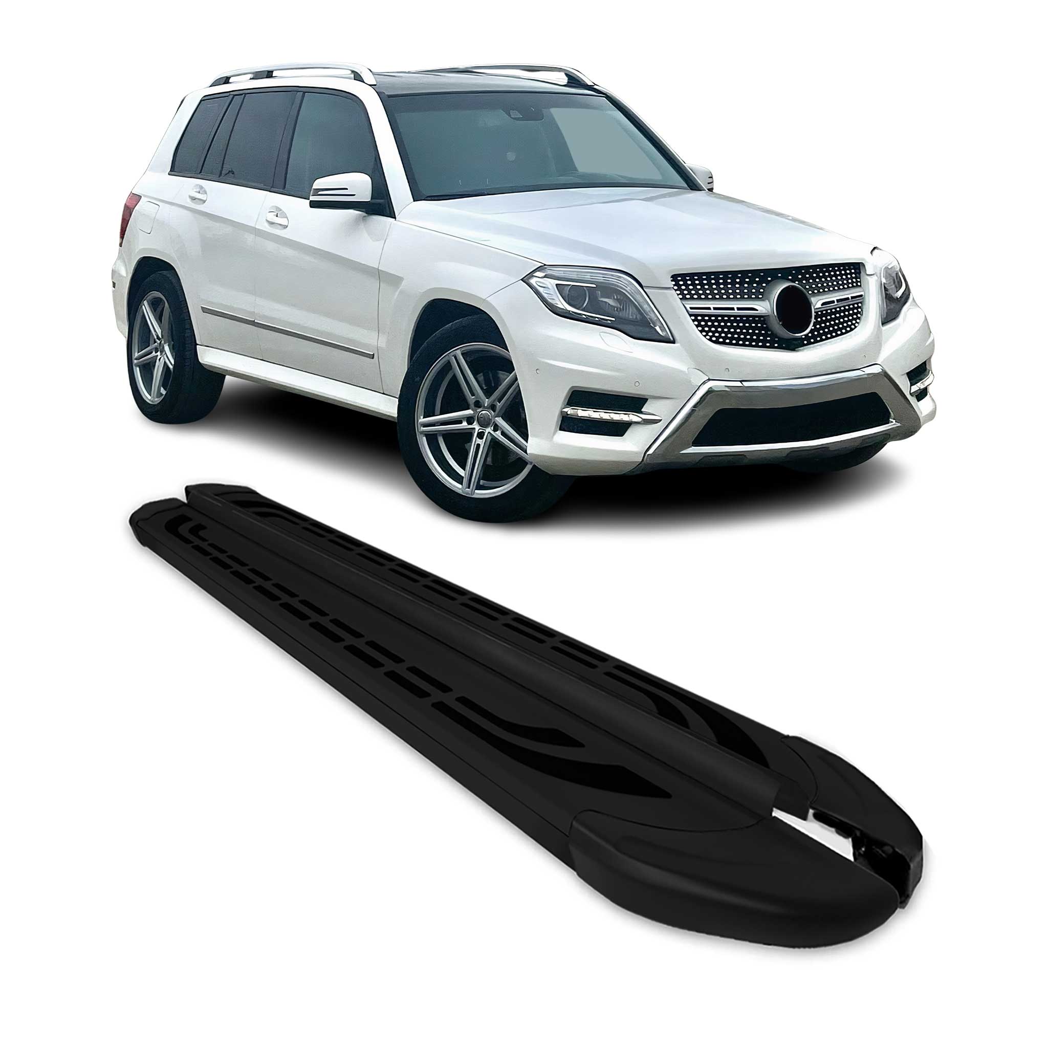2009-2015 Mercedes GLK Class X204 Running Boards Side Steps Black