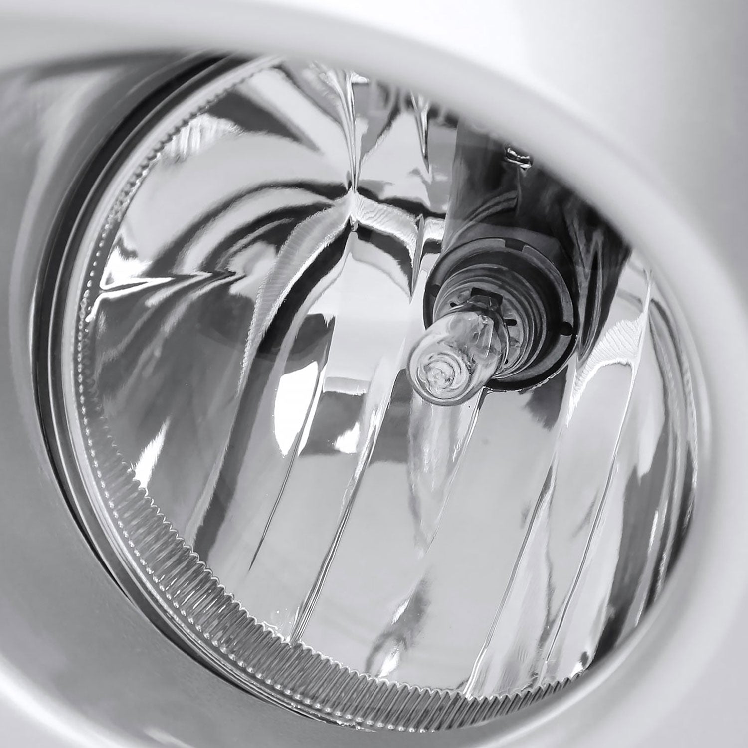 2011-2013 Toyota Highlander 7117 Fog Lights Kit Switch & Wiring Harness Chrome