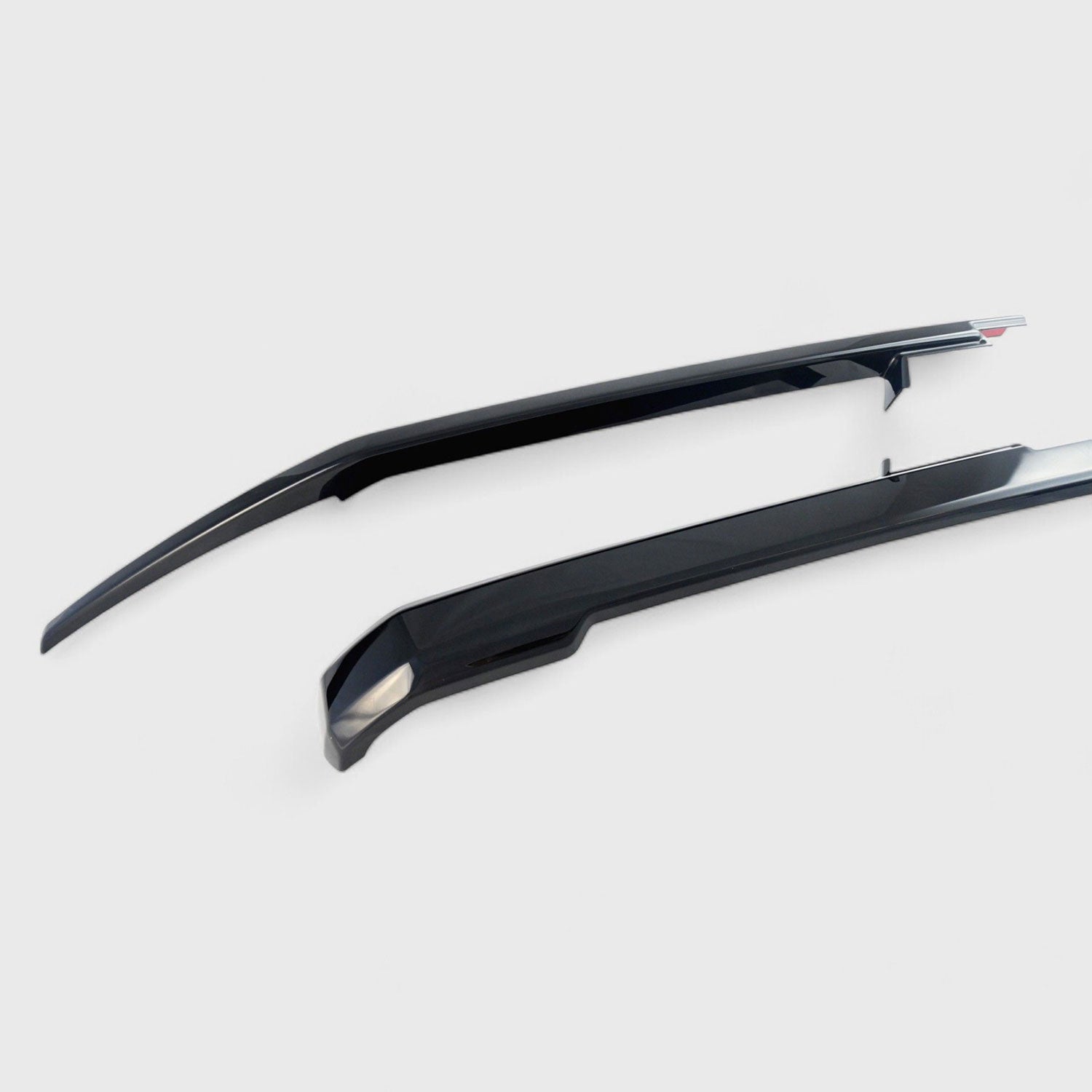 2022-2025 Chevrolet Silverado 1500 Grille Overlay Gloss Black 4Pcs ABS Plastic