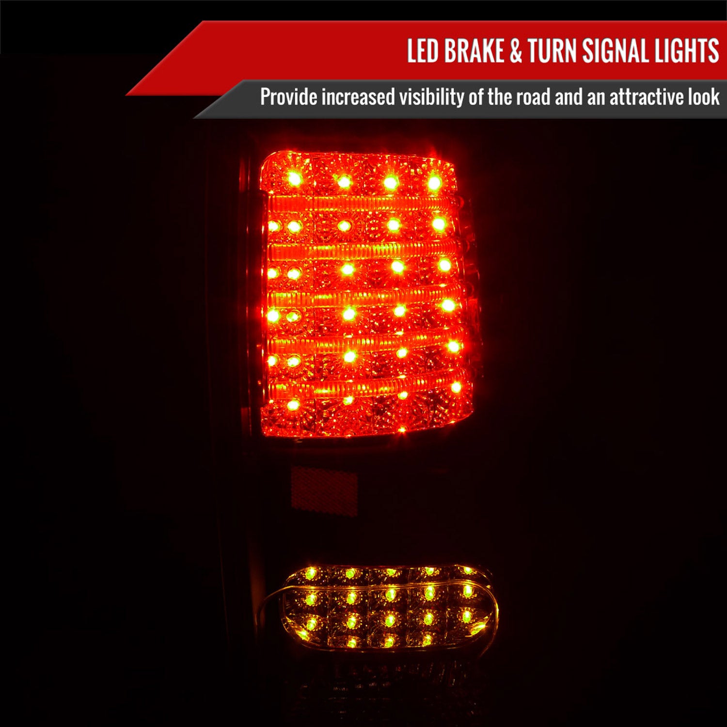 2007-2013 Toyota Tundra LED Tail Lights Matte Black Housing/Clear Lens