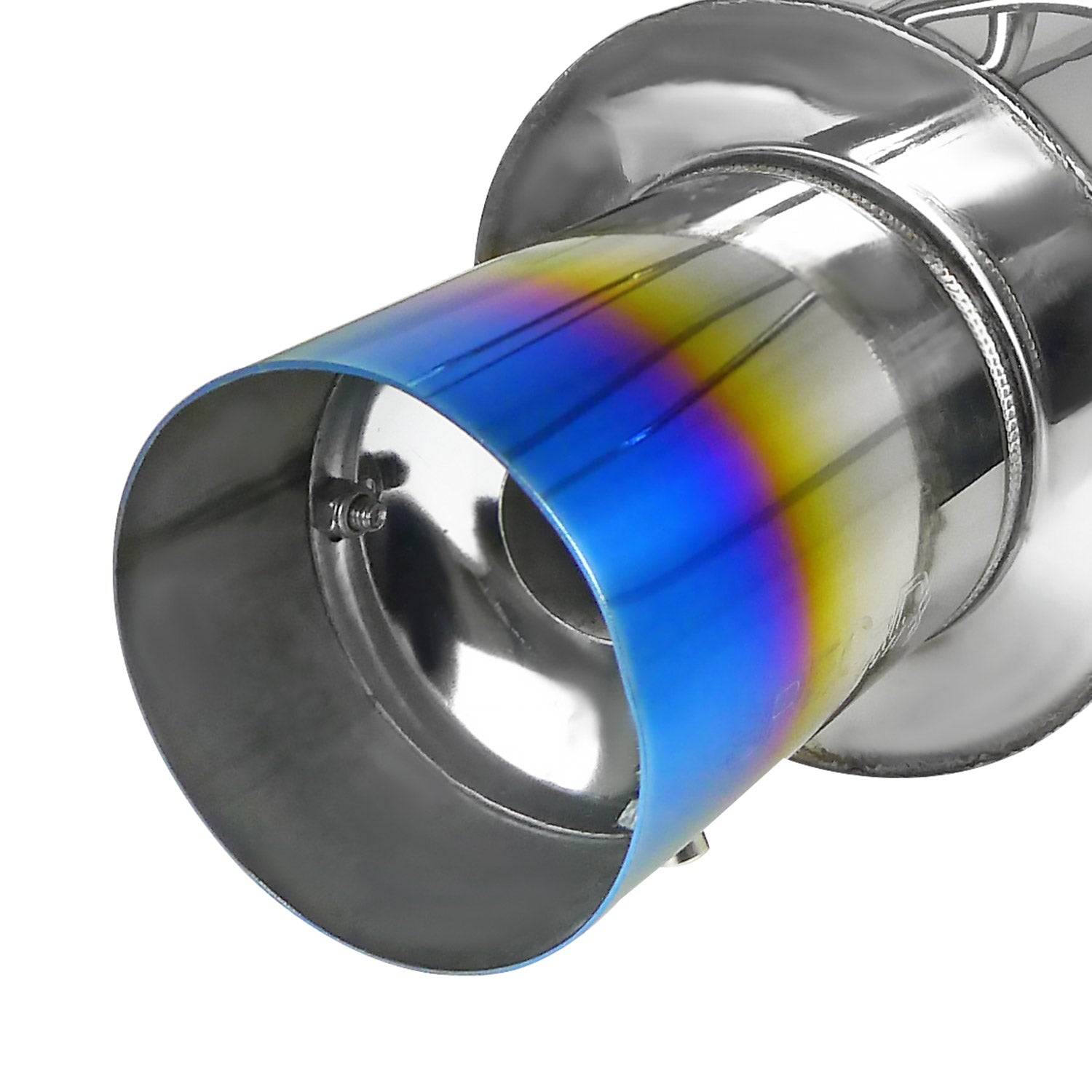 1992-1995 Honda Civic Hatchback T-304 Steel N1 Catback Exhaust Burnt Tip