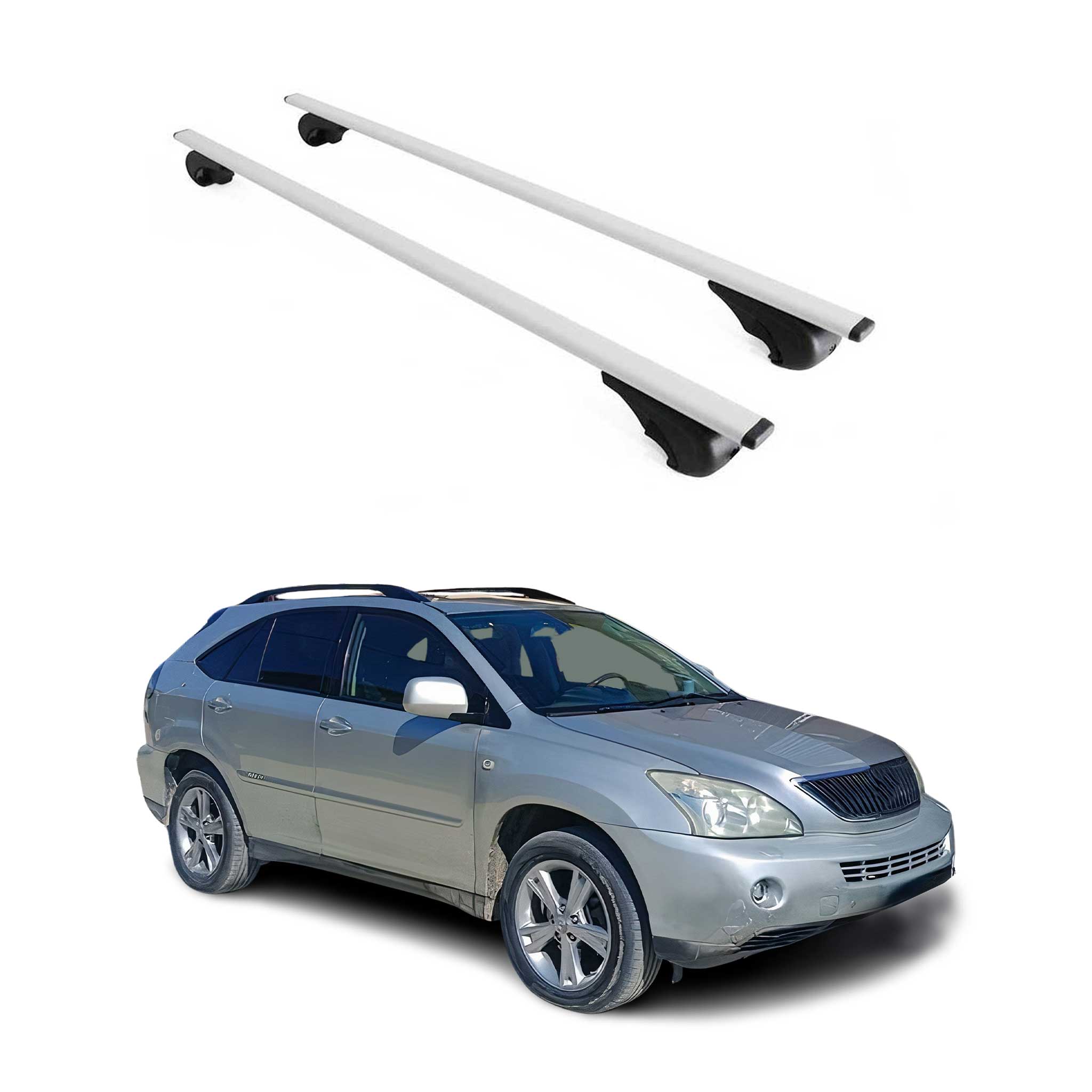 2006-2008 Lexus RX 400h Roof Rack Cross Bars Silver