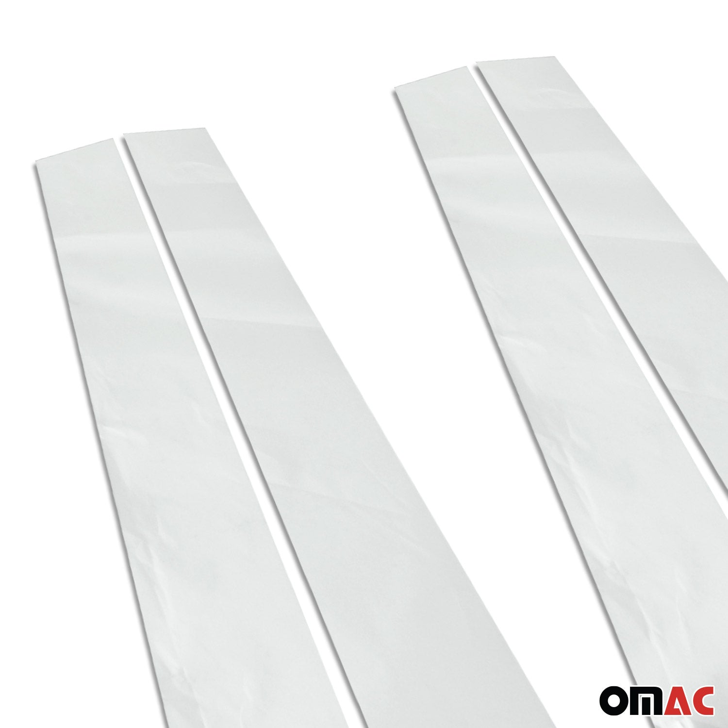 2008-2015 Land Rover LR2 Window B Pillar Posts Door Trim Stainless Steel Silver 6x