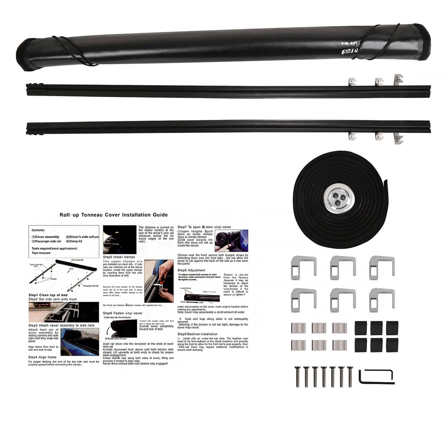 2000-2006 Toyota Tundra 78" Bed Roll Up Vinyl Tonneau Cover