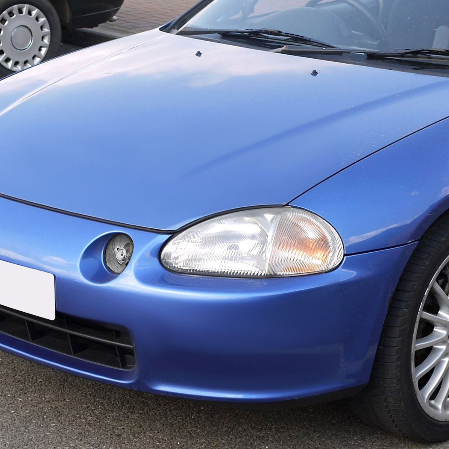 1993-1997 Honda Civic Del Sol Fog Lights Chrome Housing/Clear Lens