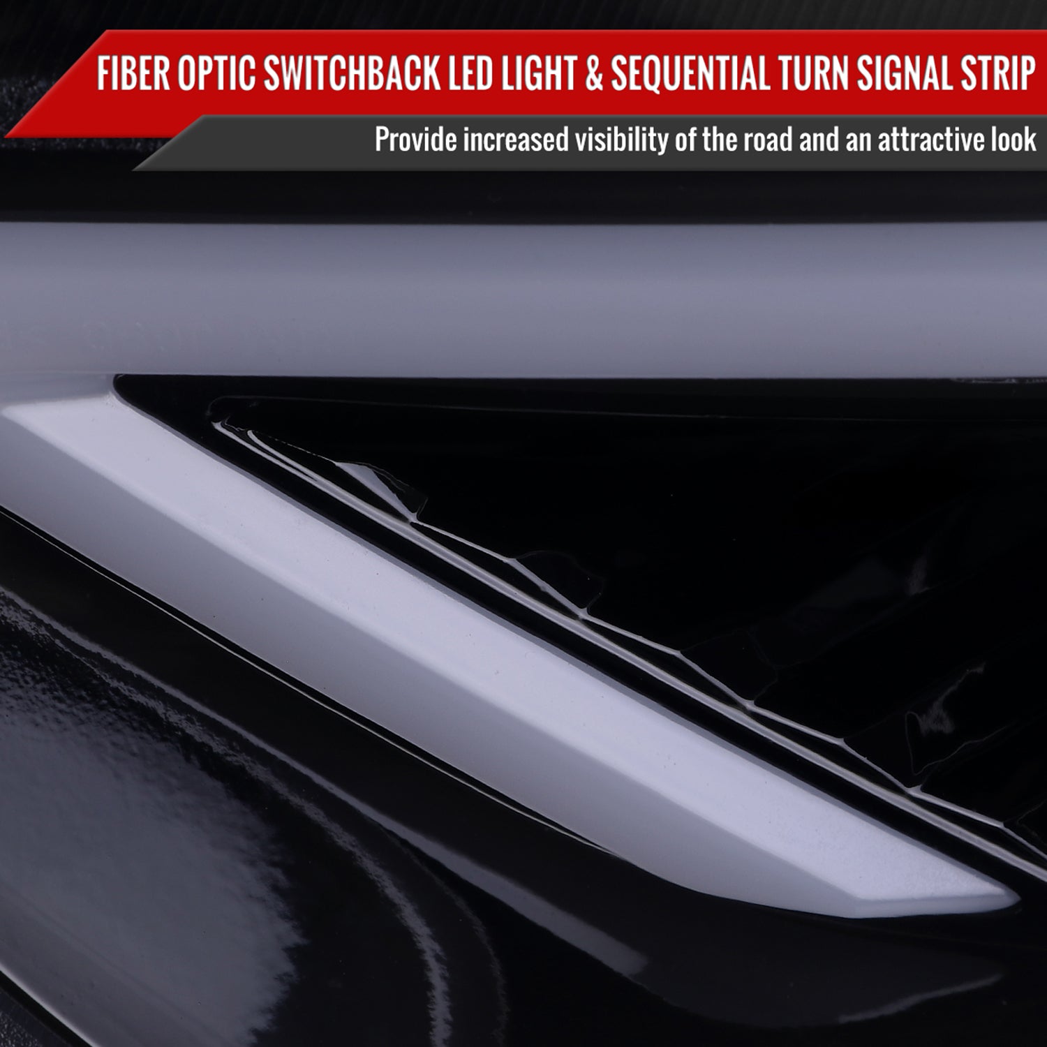 2013-2016 Ford Fusion Sequential Turn Signal Projector Headlights Smoke