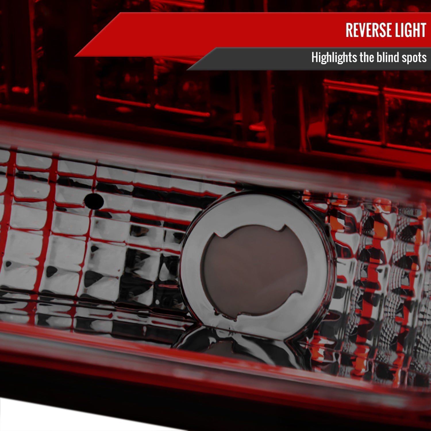 1999-2004 Ford Mustang Sequential LED Tail Lights - RS Chrome/Red Smoke Lens