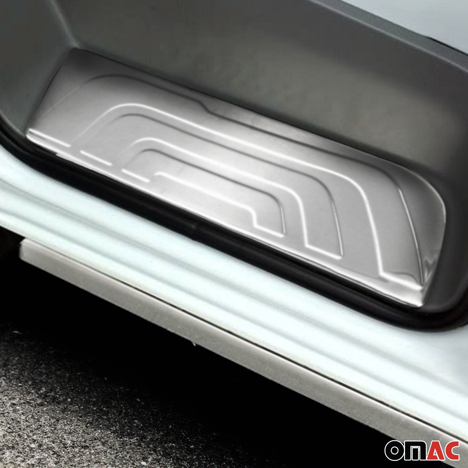 2019-2025 Mercedes Sprinter W907 910 Door Sill Scuff Plate Scratch Stainless Steel