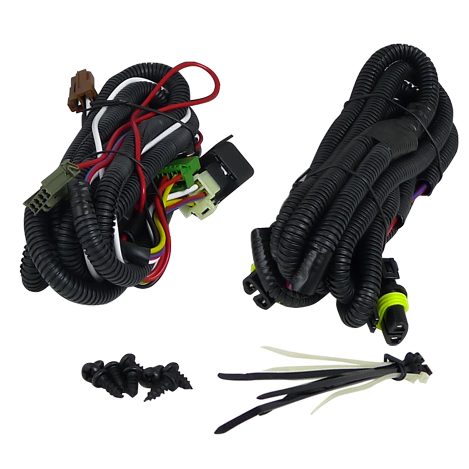 2006-2008 Toyota Yaris Sedan H11 Fog Lights Kit Chrome Housing/Clear Lens