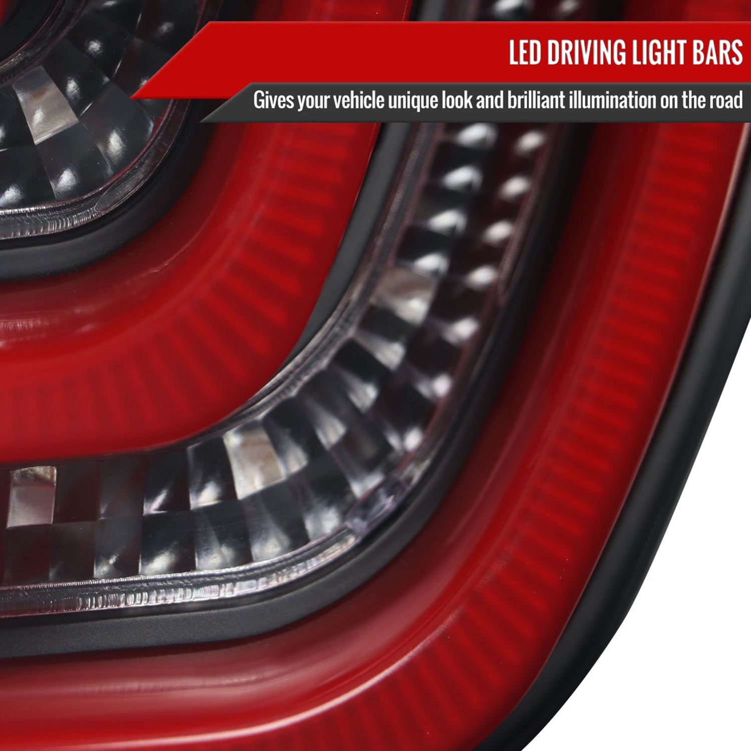 2004-2007 BMW E60 5 Series Sedan LED Tail Lights Black Housing/Clear Lens