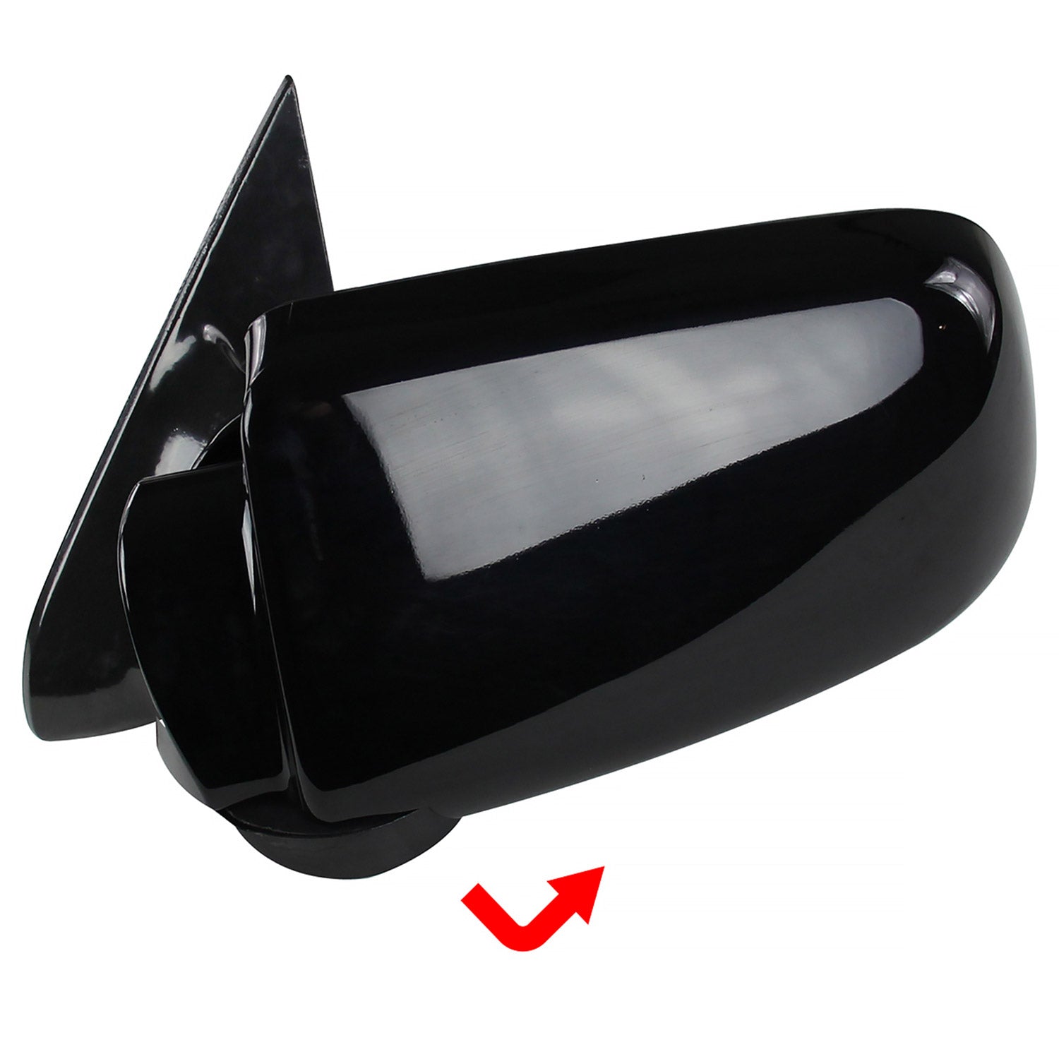 1988-1999 Chevy C/K Blazer/Tahoe C10/Yukon Glossy Black Side Mirror Driver