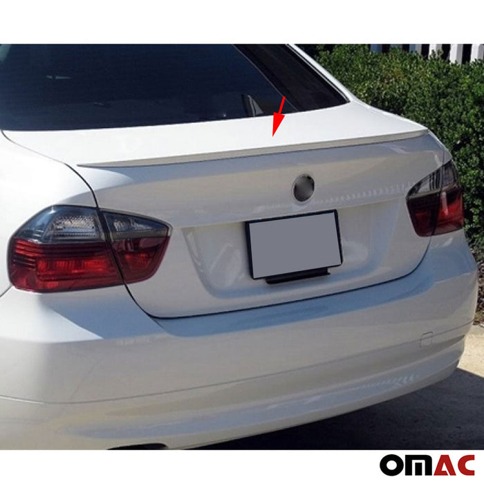 Rear Trunk Spoiler Wing for BMW 3 Series E90 Sedan 2005-2012 ABS Paintable 1Pc