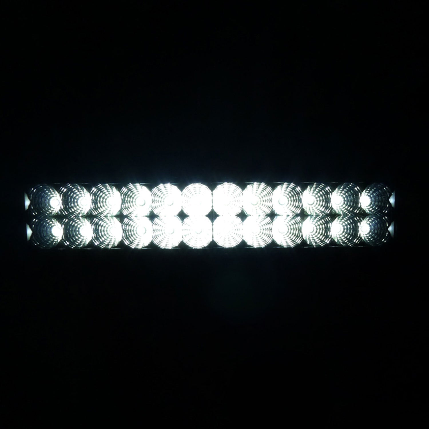 Universal Off Road 6000K Flood Beam 72W 24-LED Fog Light Lamp Bar Alu Housing