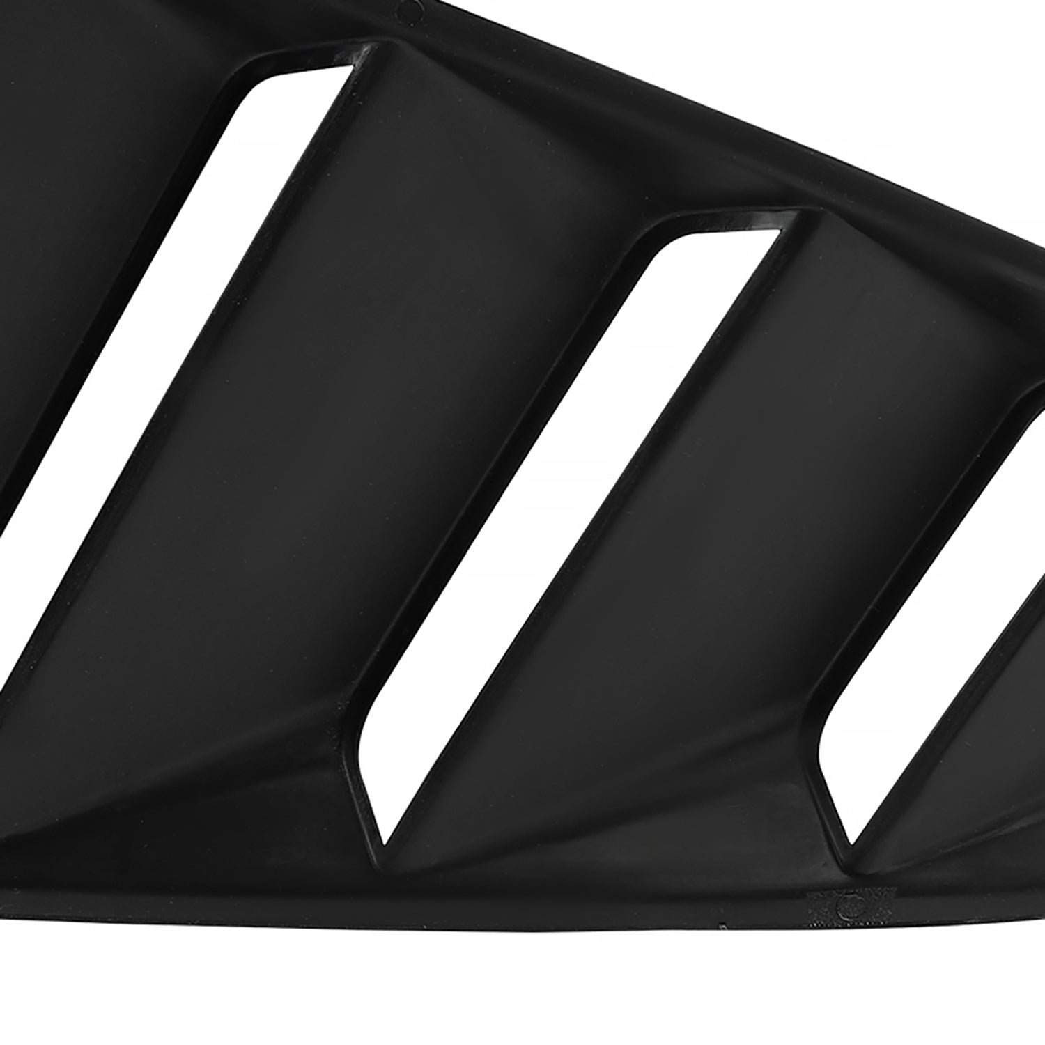 2015-2018 Ford Mustang Black ABS Quarter Side Window Louvers Vent