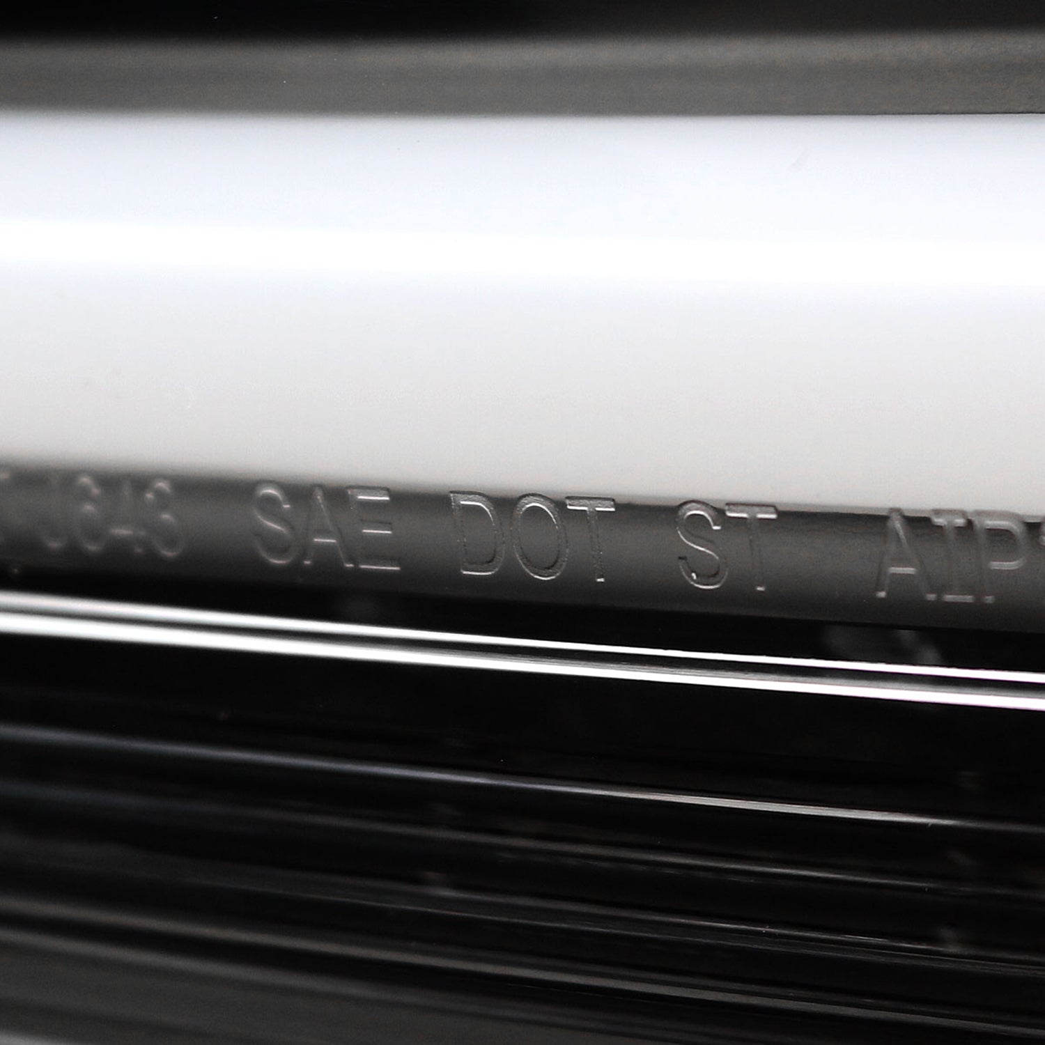 2010-2016 Hyundai Genesis Coupe White Bar LED Tail Lights Matt Black/Clear