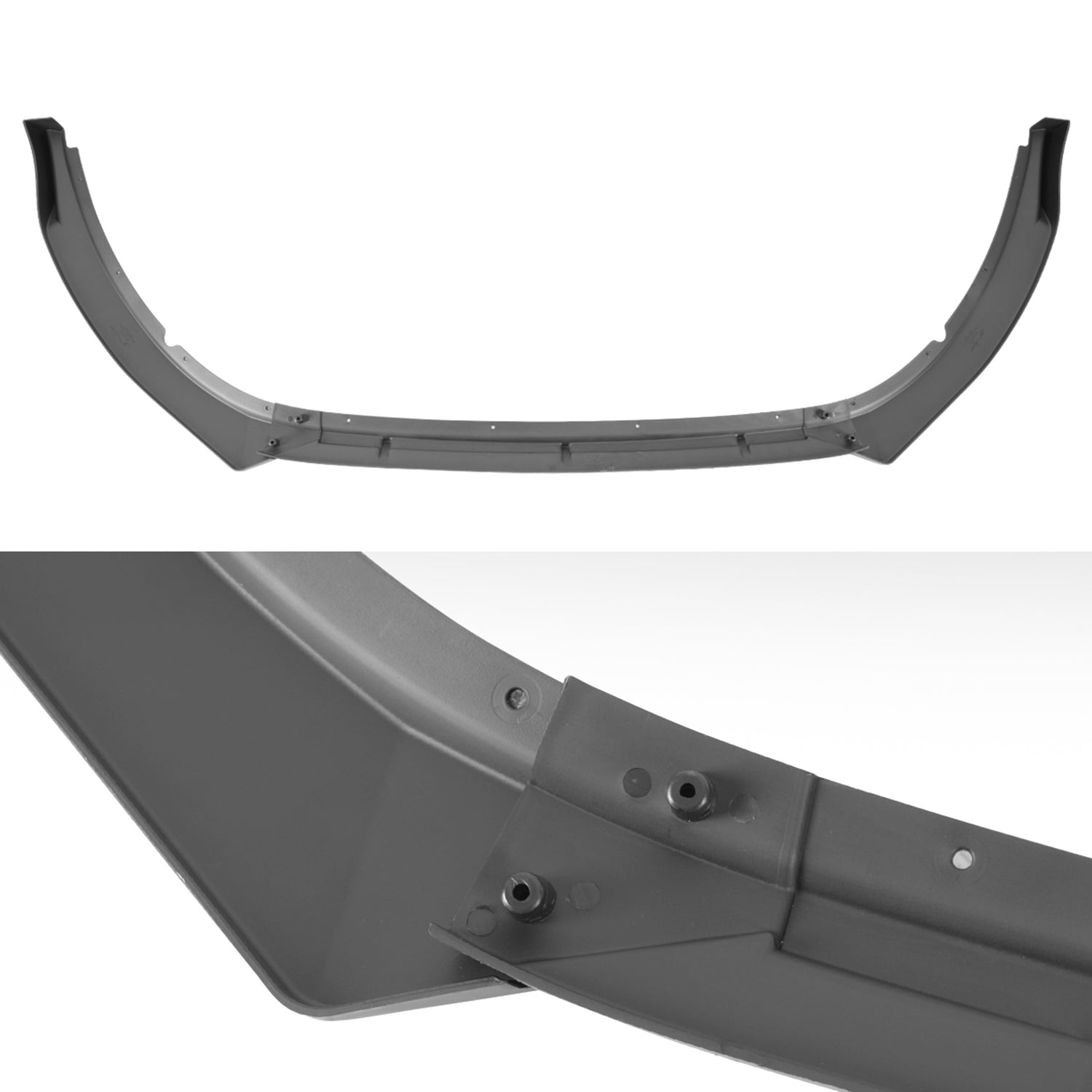 2014-2015 Kia Optima Matte Black 3Pcs Front Bumper Lip Splitter Kit