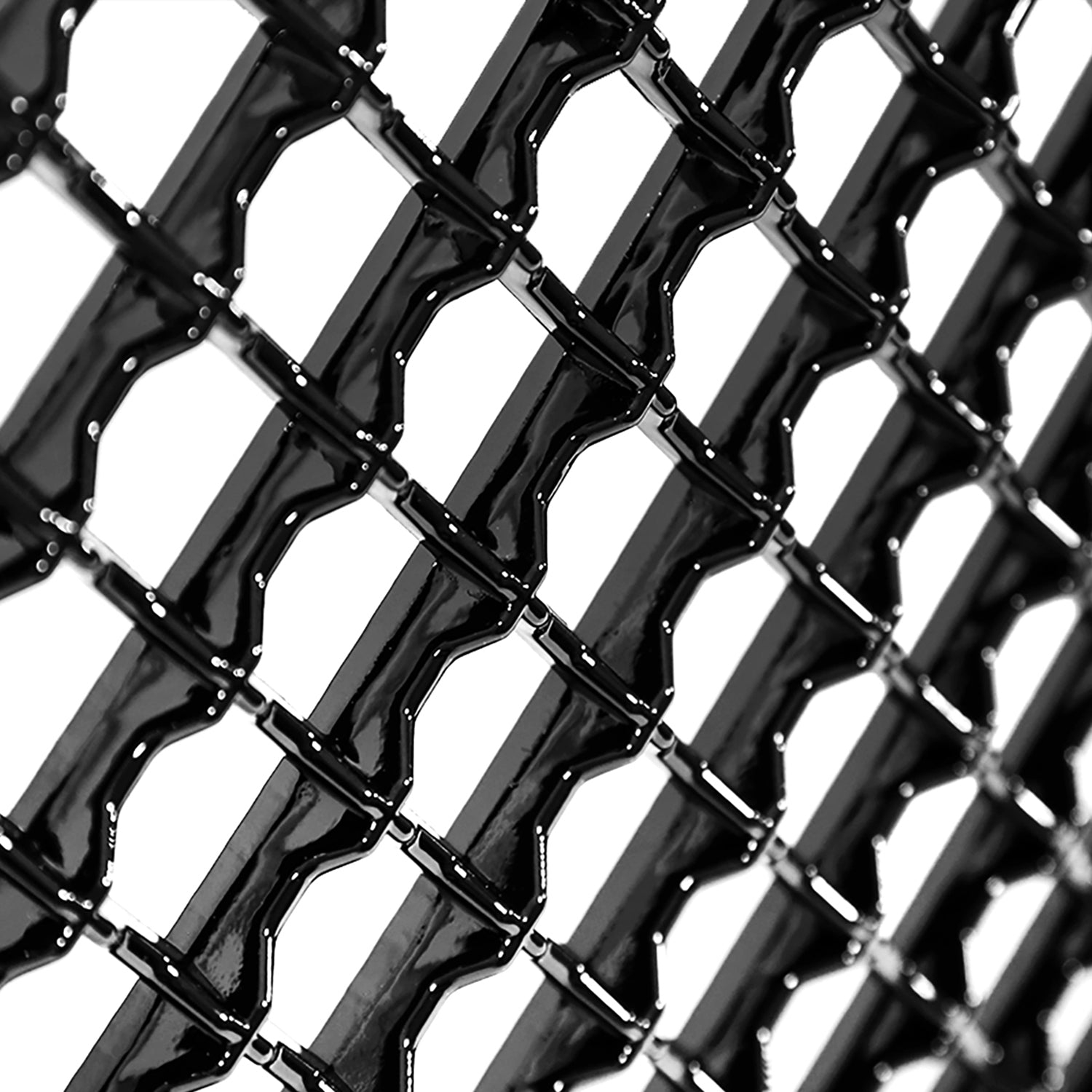 2009-2014 Ford F-150 Glossy Black ABS Mesh Grille