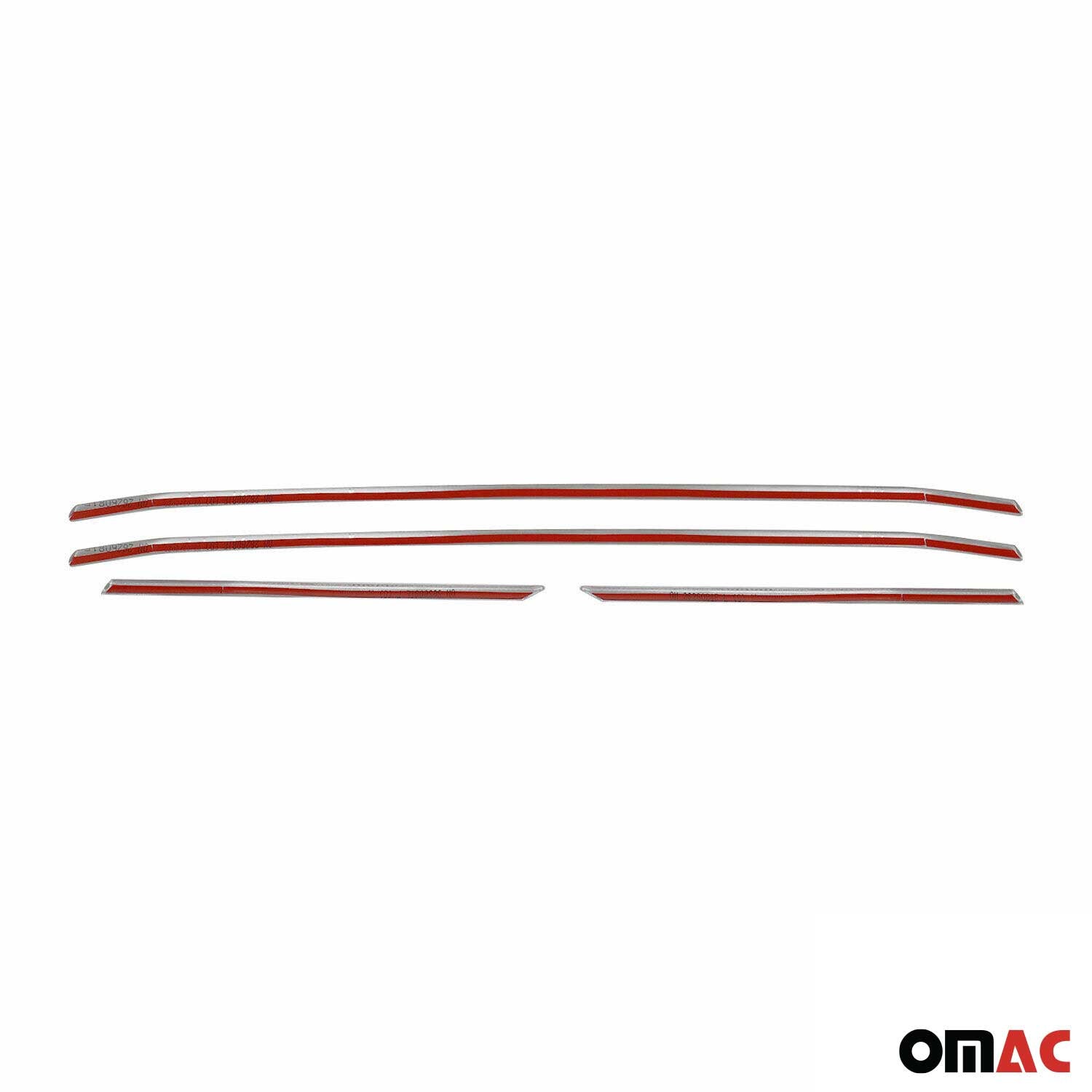 2021-2026 Ford Transit Front Bumper Grill Trim Molding Stainless Steel Silver 4 Pcs