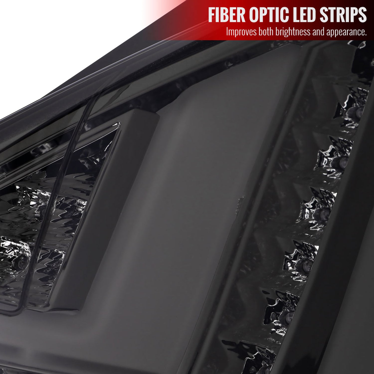 2014-2019 Ford Fiesta Hatchback LED Bar Tail Lights Chrome/Smoke Lens