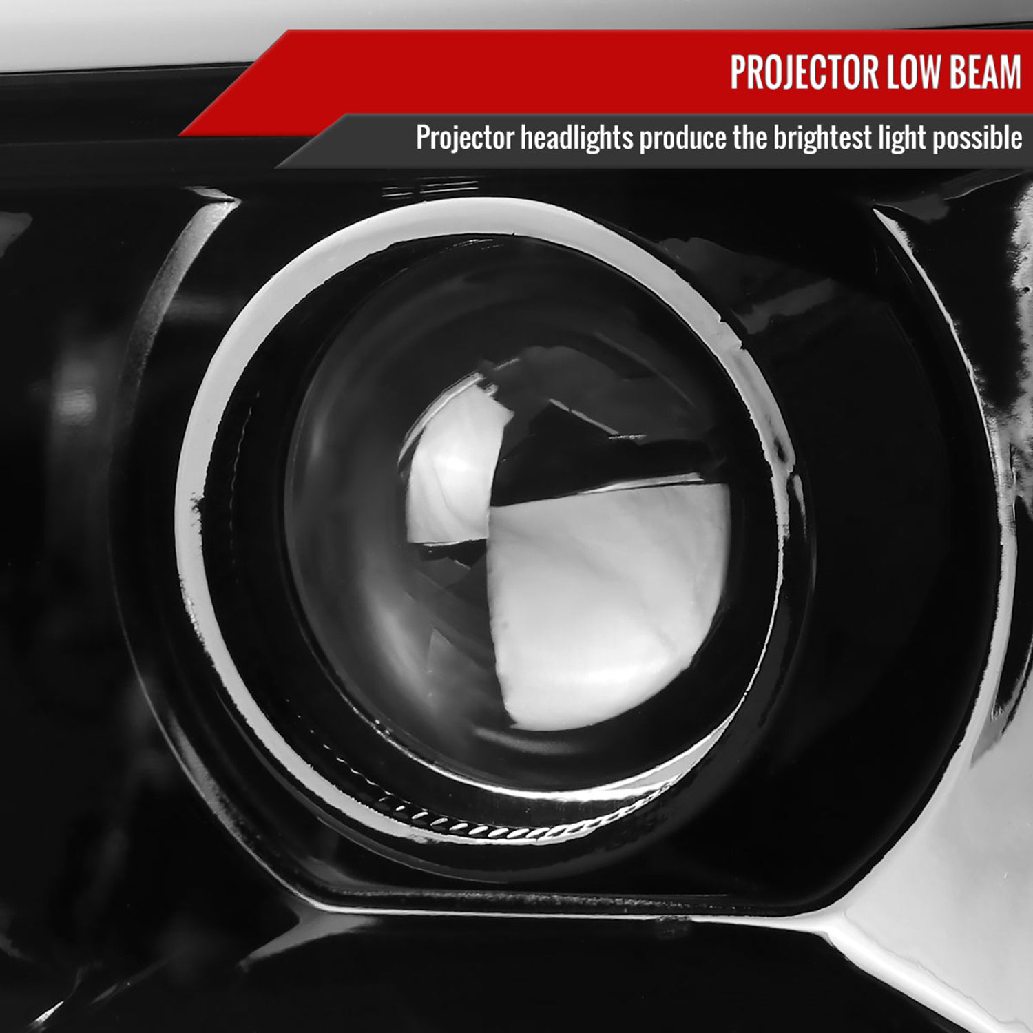 2007-2013 GMC Sierra 1500 2500HD 3500HD LED C-Bar Headlights Jet Black