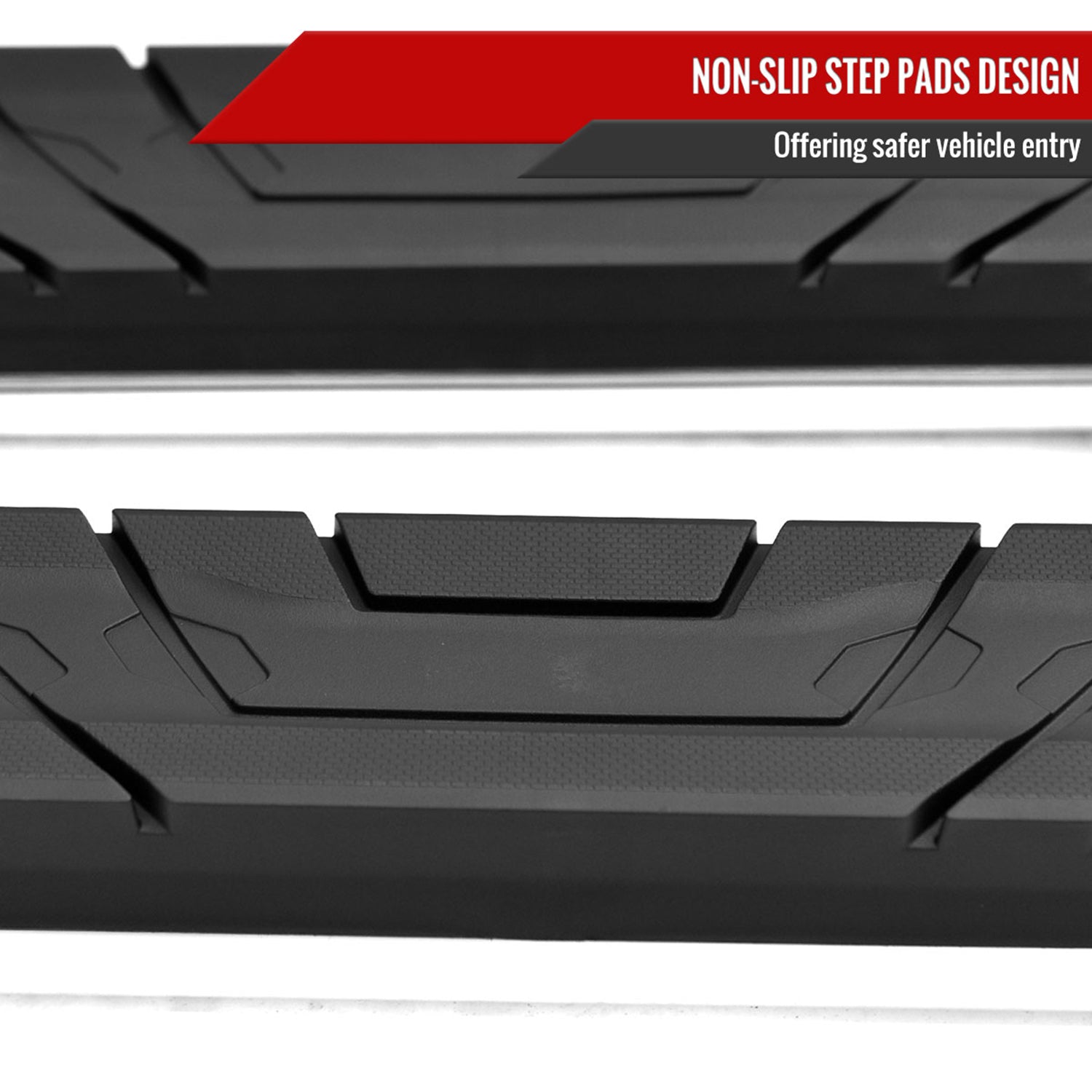 2021-2022 Chevy Tahoe/GMC Yukon Chrome 4" Side Step Nerf Bars Running Boards