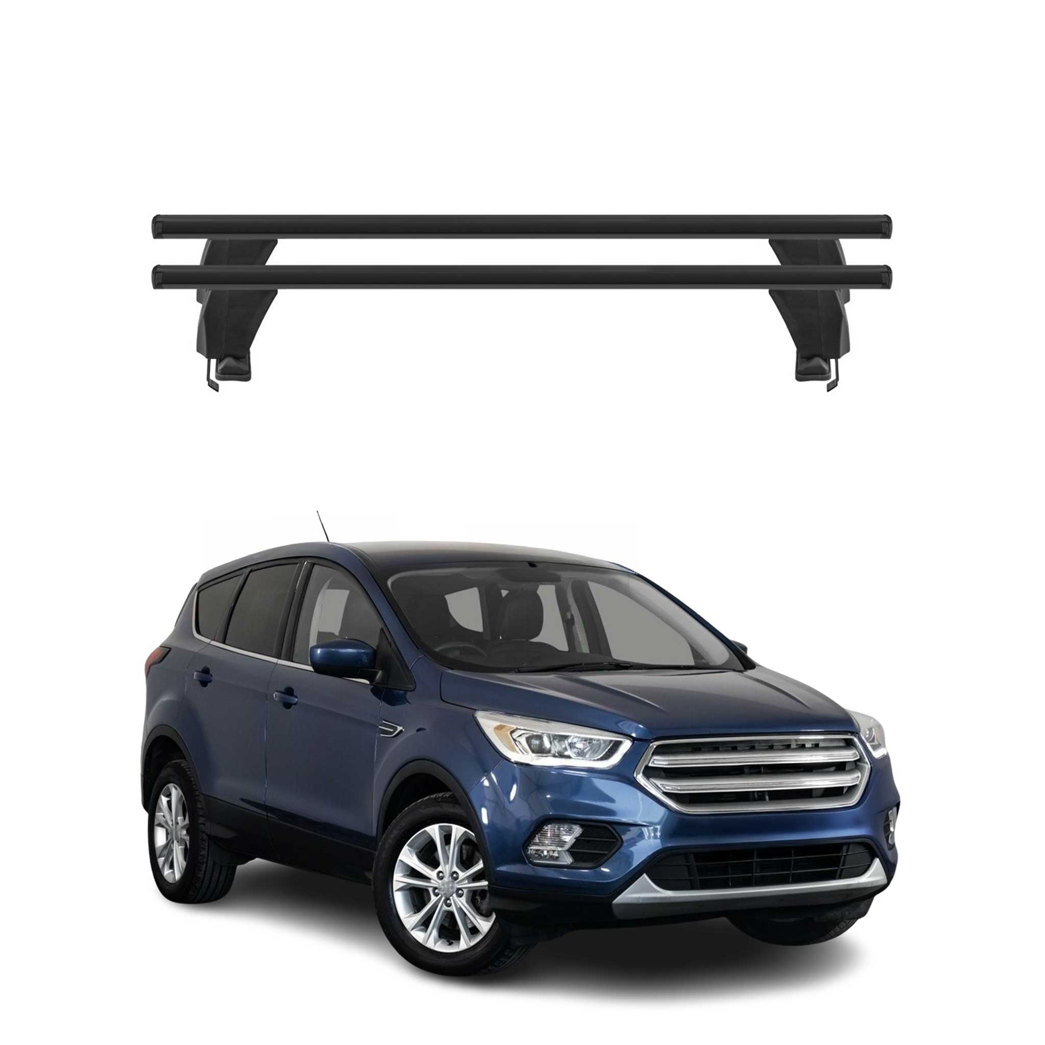 2013-2019 Ford Escape Roof Rack Cross Bars Black
