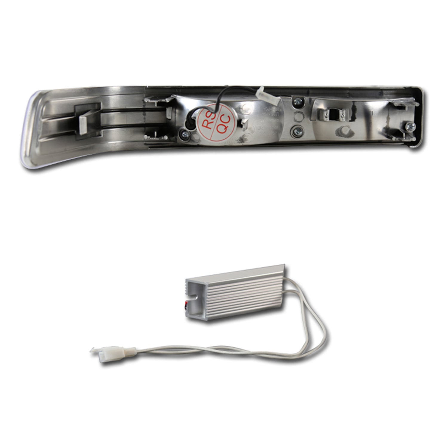 1998-2004 Chevy S10/ GMC Sonoma LED Bumper Lights Chrome Housing/Smoke Lens