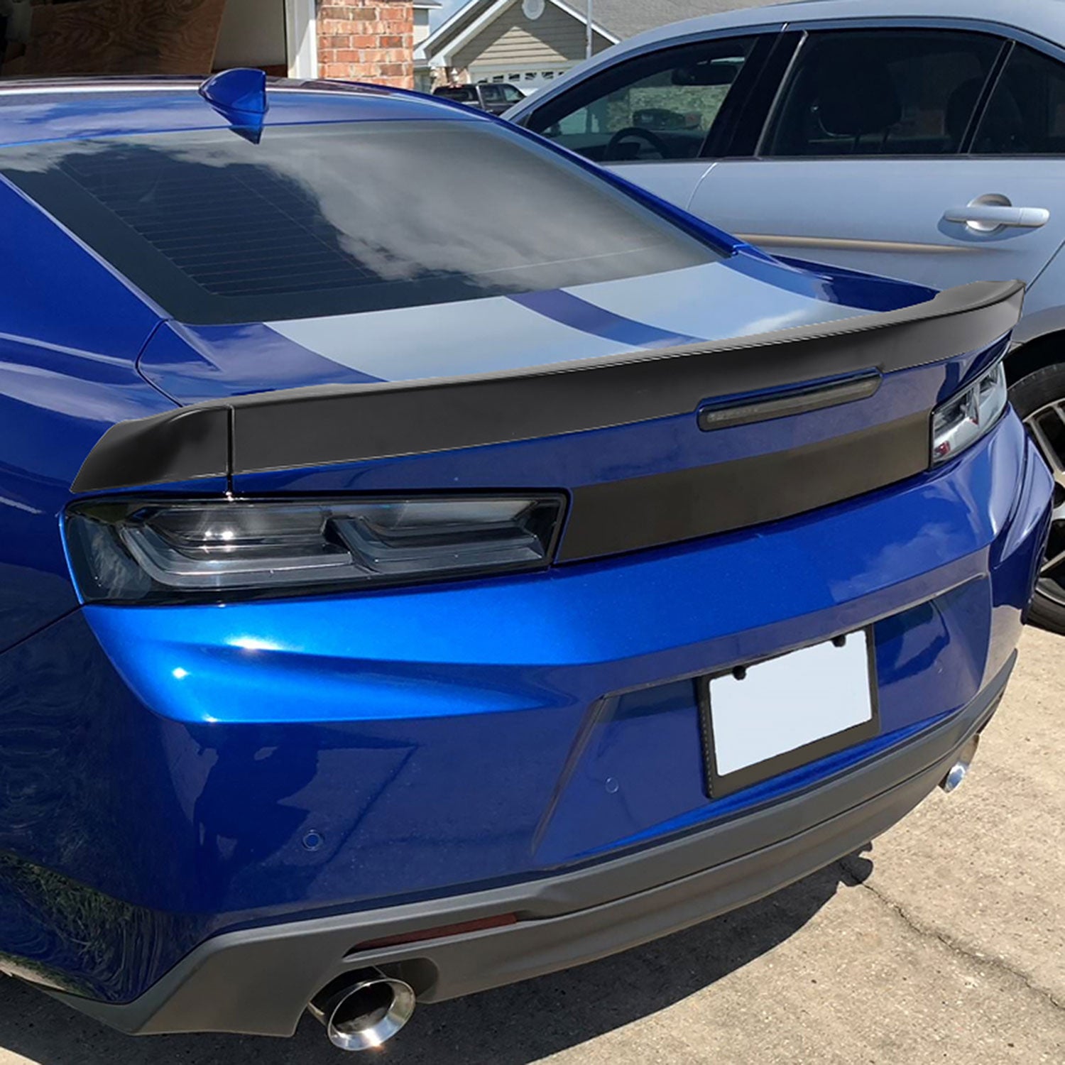 2016-2020 Chevrolet Camaro Black ABS 3PC Blade Style Rear Spoiler