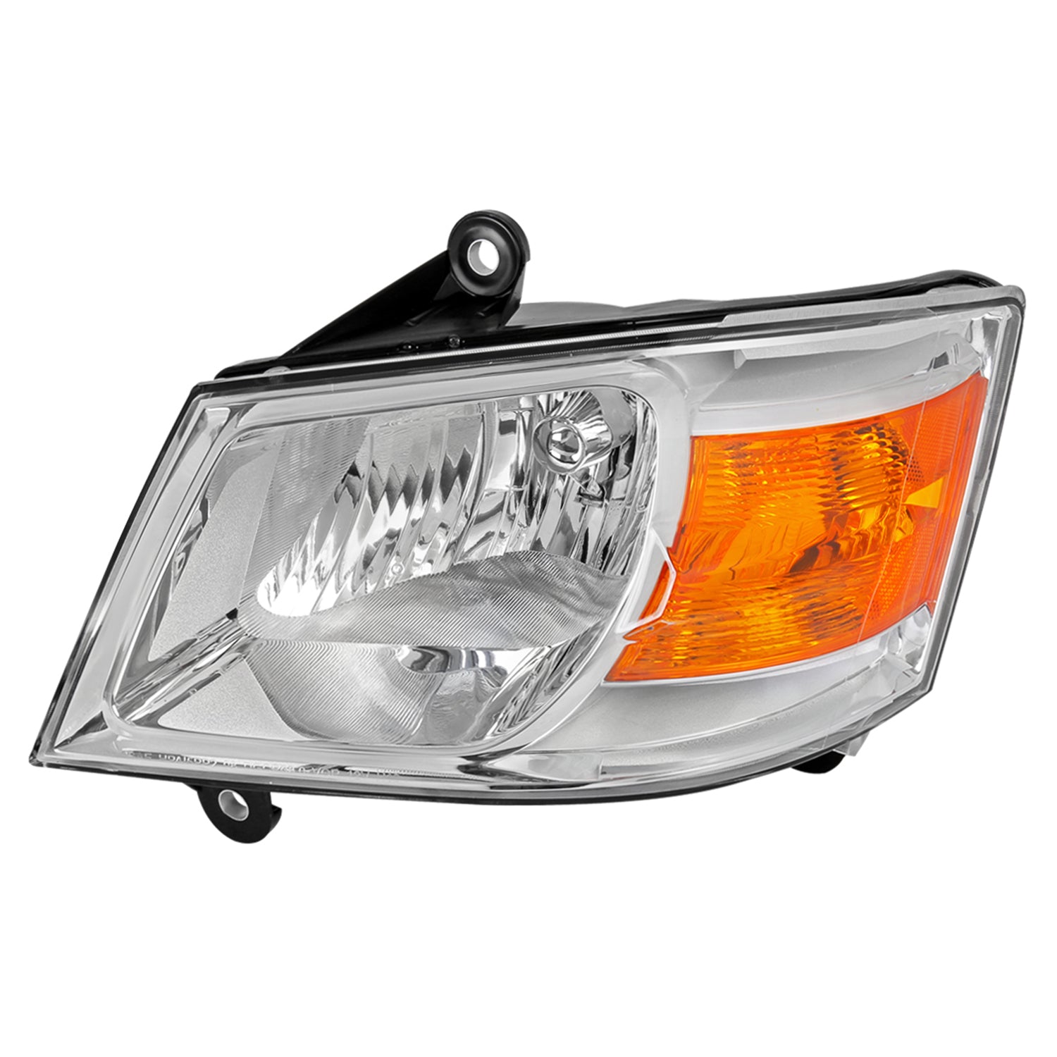2008-2010 Dodge Grand Caravan Clear Factory Crystal Headlight - Driver Side