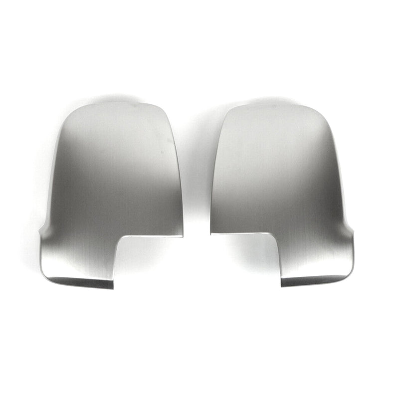 2019-2024 Mercedes Sprinter W907 910 Side Mirror Cover Caps Brushed Steel