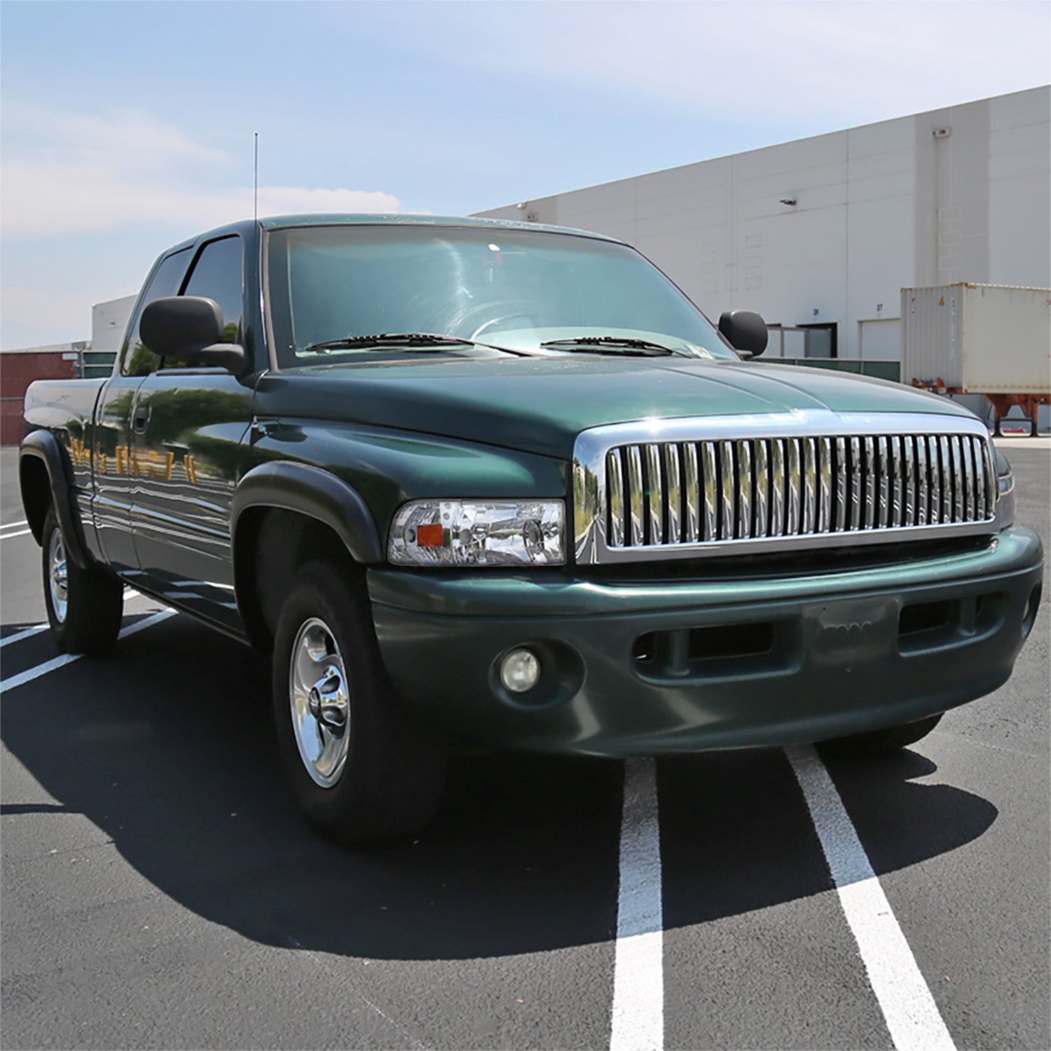 1994-2001 Dodge RAM 1500/ RAM 2500 3500 Crystal Headlights Chrome