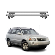 2001-2007 Toyota Highlander Roof Rack Cross Bars Silver